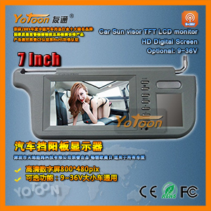 7寸挡阳板液晶显示器