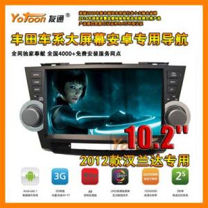 丰田汉兰达安卓10.2寸大屏专车专用导航