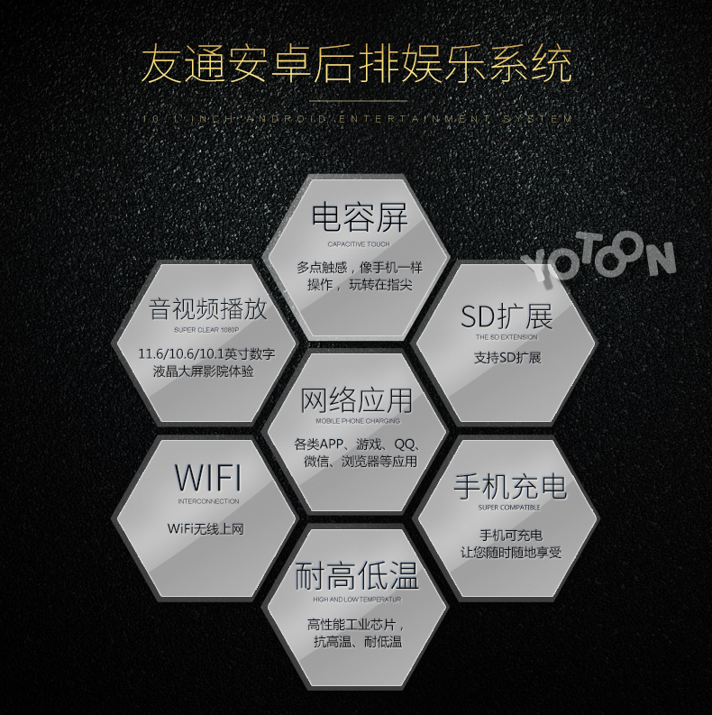 10.1安卓版后排娱乐系统功能